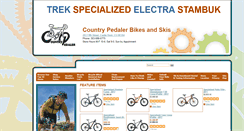 Desktop Screenshot of countrypedaler.com